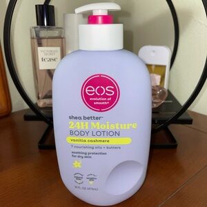 New EOS vanilla cashmere lotion
